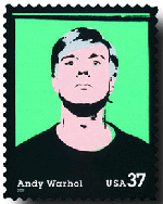 Americans Warhol stamp
