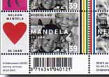Mandela stamps in The Netherlands