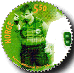 German referee on Norwegian stamps